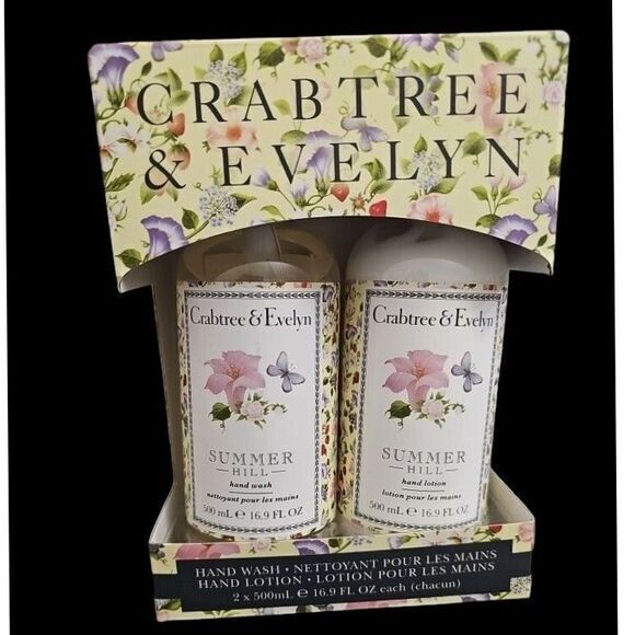 Crabtree & Evelyn Other - Crabtree & Evelyn Summer Hill Gift Set Hand Wash and Hand Lotion 16.9 floz pump